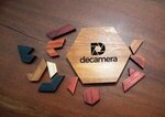 Wooden Hexagon Puzzle -  