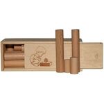 Wooden Log Puzzle - Brown