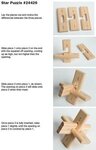 Wooden Star Puzzle -  