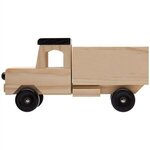 Wooden Truck - Brown-black Accents
