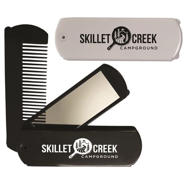 Main Product Image for Imprinted Comb Pocket Mirror