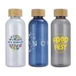 Buy Custom Logo Vida RPET Reusable Sports Bottle w/ Bamboo Lid