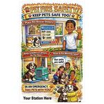 Buy Custom Printed Safety Poster "Pet Fire Safety!"