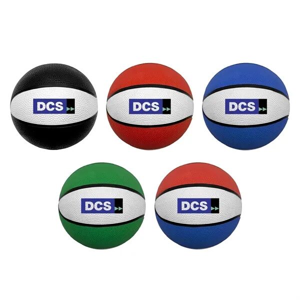 Main Product Image for Branded 5" Mini Two-Tone Rubber Basketball