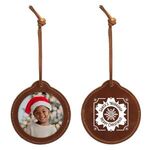 Buy Custom Printed Leather Photo Ornament