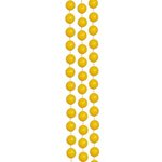 Yellow Mardi Gras 33" Beads - Bright Yellow