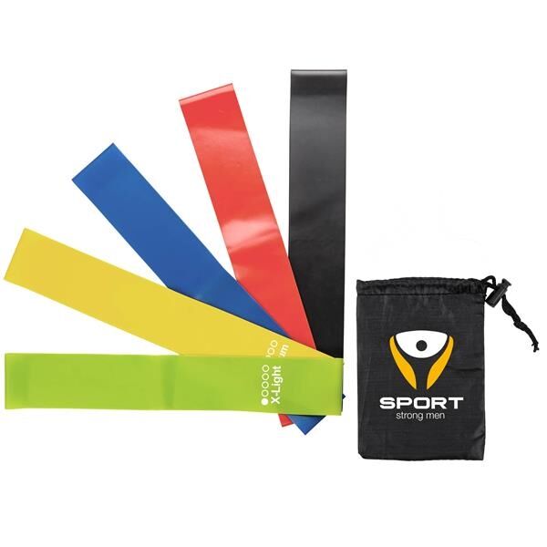 Main Product Image for Yoga Resistance Bands With Pouch