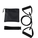 Yoga Stretch Band In Carry Pouch - Black