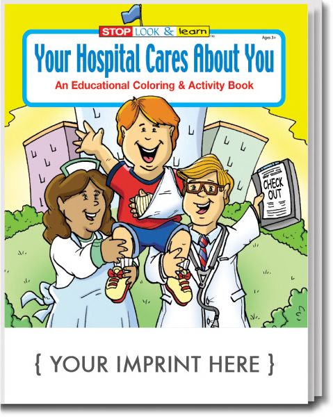 Main Product Image for Your Hospital Cares About You Coloring And Activity Book