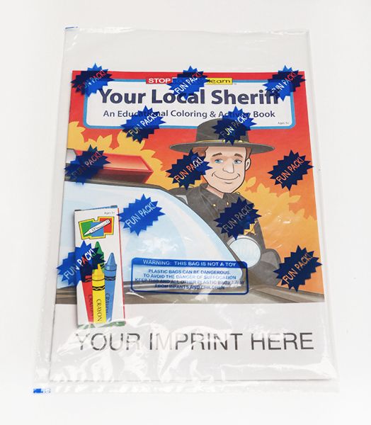 Main Product Image for Your Local Sheriff Coloring Book Fun Pack
