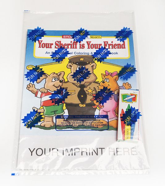 Main Product Image for Your Sheriff Is Your Friend Coloring Book Fun Pack