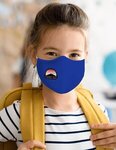 Buy Imprinted Youth Anti-Bacterial Woven Fabric Face Mask - Staff Pi