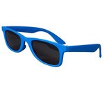 Youth Single-Tone Matte Sunglasses - Blue