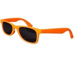 Youth Single-Tone Matte Sunglasses - Orange