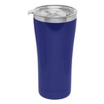 Yukon - 22 oz. Double-Wall Stainless Travel Mug - Laser - Blue