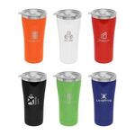 Yukon - 22 oz. Double-Wall Stainless Travel Mug - Laser - Orange