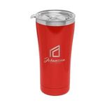 Yukon - 22 oz. Double-Wall Stainless Travel Mug - Laser - Red