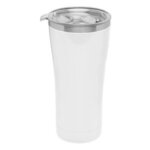 Yukon - 22 oz. Double-Wall Stainless Travel Mug - Laser - White