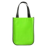 Yuma Non-Woven Curve Bottom Tote Bag - Lime