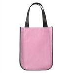 Yuma Non-Woven Curve Bottom Tote Bag - Pink