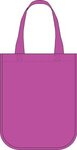Yuma Sublimated Non-Woven Curve Bottom Tote - 2-Sided - Purple
