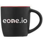 Zanzibar - 12 oz. Matte Black Ceramic Mug with ColorPop