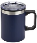 Zara 14 oz Stainless Steel/Polypropylene Mug - Medium Navy