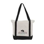 Zephyr - Cotton Canvas Boat Tote Bag - ColorJet