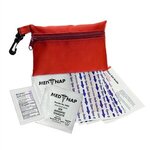 Zip Tote First Aid Kit - Red