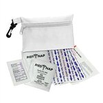 Zip Tote First Aid Kit - White