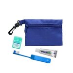 Zip Tote Travel Kit - Blue