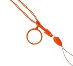 Zipper Lanyard - Orange