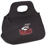 Zippered Neoprene Lunch Tote - Black