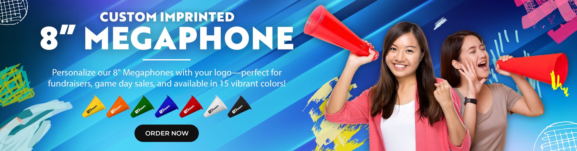 custom logo megaphone