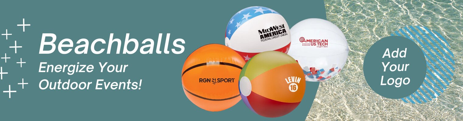 custom logo beachballs
