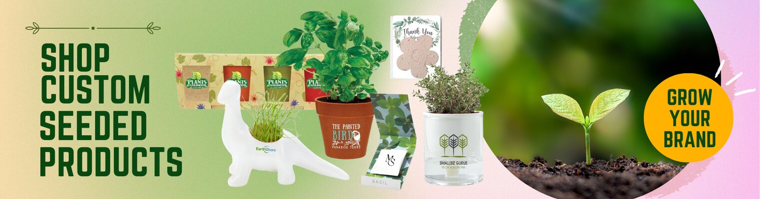 custom logo seeded products