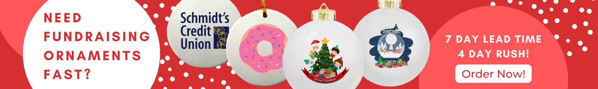 custom fundraiser ornaments