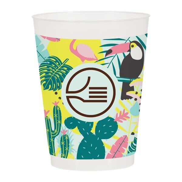 Main Product Image for USA Made 16 Oz. Full Color Frost Flex Stadium Cup