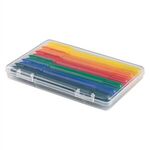6-Piece Retractable Crayons In Case