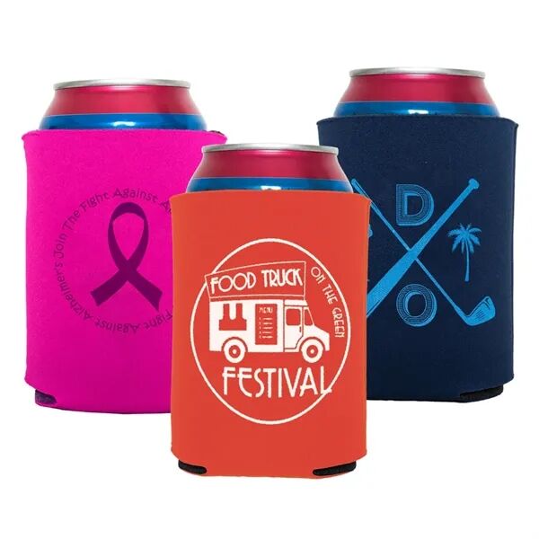Main Product Image for Custom Printed Collapsible Foam Can Cooler