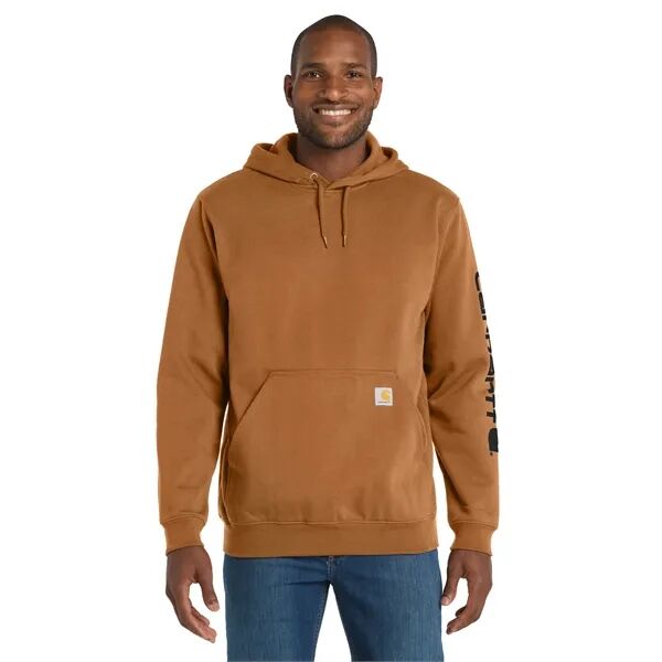 Main Product Image for Branded Carhartt Midweight Hooded Logo Sweatshirt