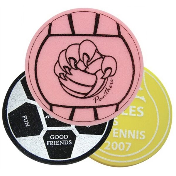 Main Product Image for Custom Logo Round Foam Mitt