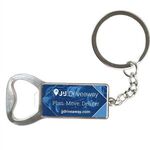 Buy Full Color Rectangular Key Chain Bottle Opener