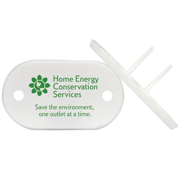 Main Product Image for Custom Logo Safety Caps Outlet Plug Cover