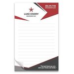 Buy Custom Logo 50 Page 5-1/2 x 8-1/2 Paper Note Pad 4CP