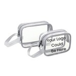 Buy Custom Printed AeroLOFT(R) Clear View 2 pc Travel Toiletry Bags
