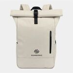Buy Custom Logo Malibu Roll Top Laptop Backpack (Tan)