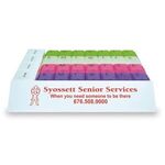 Buy Custom Logo Four Weeks and Today Medicine Tray Organizer