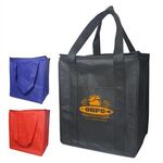 Buy Custom Printed Cooler Tote Shopping Bag w/Zippered Flap