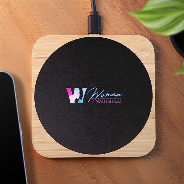 Main Product Image for Custom Printed Bambright Wireless Charger
